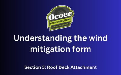 Roof Deck Attachment – Wind Mitigation