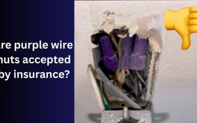 Are purple wire nuts accepted by insurance?